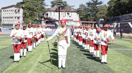 Trooping of the School Flag!