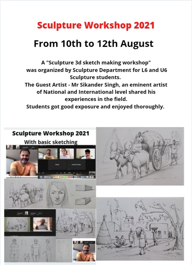 Sculpture Workshop 2021