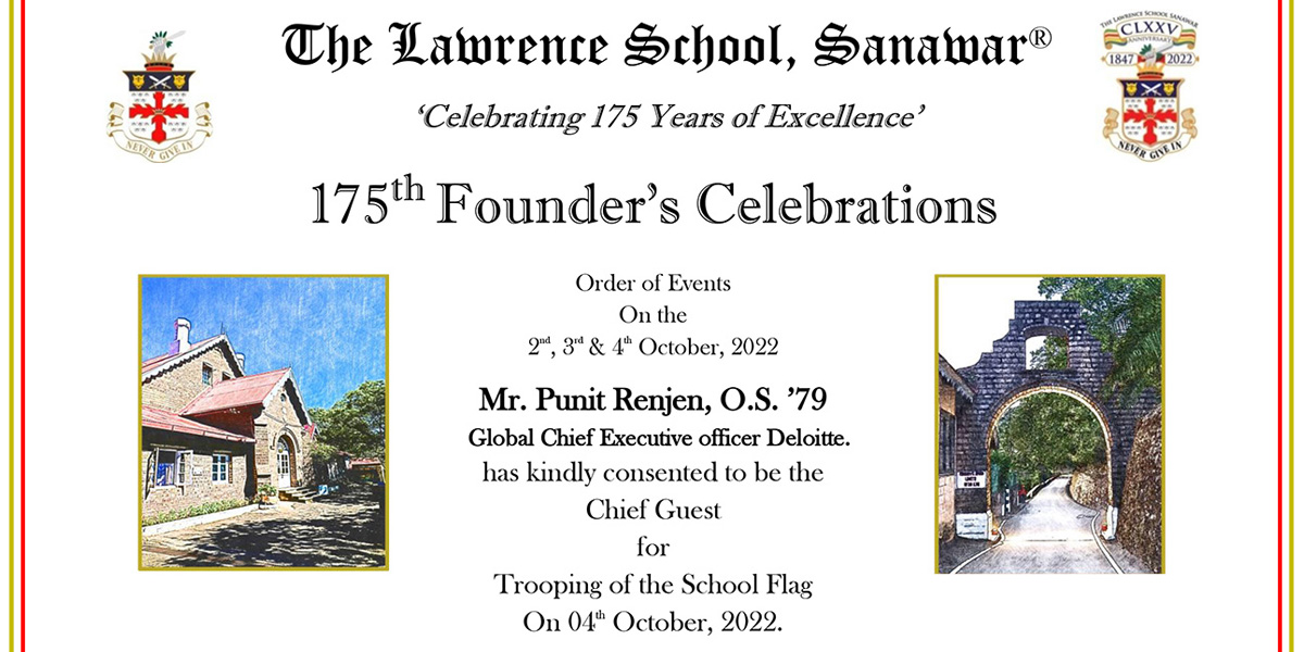 175th Founder Celebrations