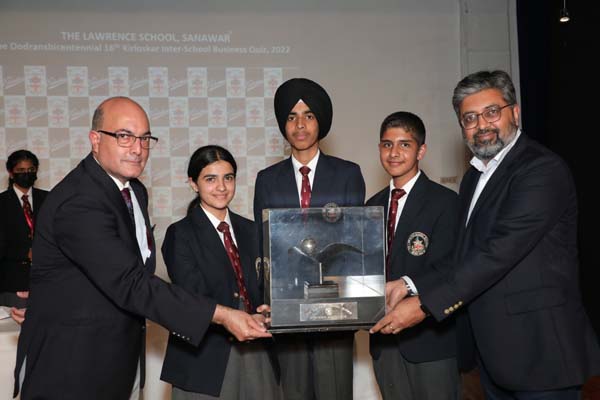 THE DODRANSBICENTENNIAL 16TH KIRLOSKAR INTER-SCHOOL BUSINESS QUIZ, HELD ON 14TH SEPTEMBER, 2022